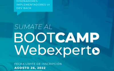 Sumate al Bootcamp Webexperto y potencia tu carrera.